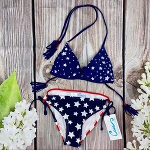 Americana Swimsuit Bikini Set